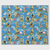 新学期ABCリピートデザイン ラッピングペーパー (フラット)