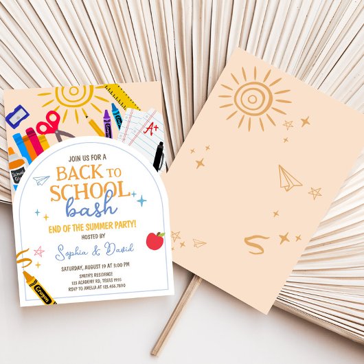 新学期Bashパーティー 招待状