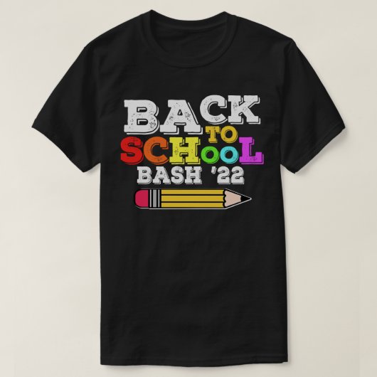 新学期Bash 2022先生学生 Tシャツ (デザイン正面)