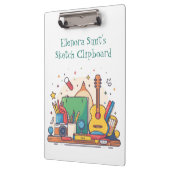 新学期I水色クリップボード クリップボード (左)