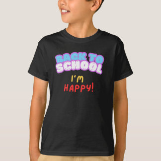 新学期I'm happy Tシャツ