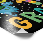 新学期I'm Ready To Rock 1年生Dino フォトプリント (角)