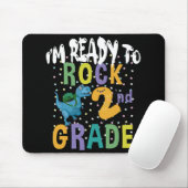 新学期I'M Ready To Rock 2年生Dino マウスパッド (マウス)