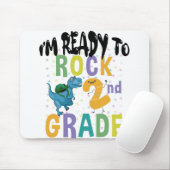 新学期I'M Ready To Rock 2年生Dino マウスパッド (マウス)