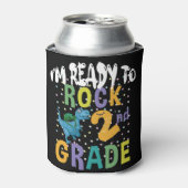 新学期I'M Ready To Rock 2年生Dino 缶クーラー (缶正面)