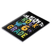 新学期I'M Ready To Rock 6年生Dino ノートブック (左側)