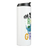 新学期I'M Ready To Rock 8Grade Dino タンブラー (回転左)