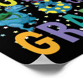 新学期I'M Ready To Rock 8Grade Dino ポスター (角)