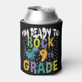 新学期I'M Ready To Rock 9Grade Dino 缶クーラー (缶正面)