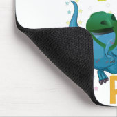 新学期K前恐竜を粉砕する準備ができている マウスパッド (コーナー)