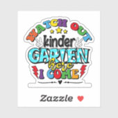 新学期Kinder Gartenここ来I シール (シート)