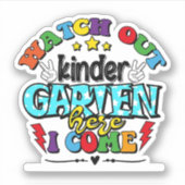 新学期Kinder Gartenここ来I シール (正面)