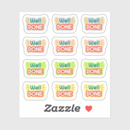 新学期Well Done Stickers シール