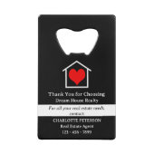 新実在家主の不動産閉鎖贈与 クレジットカード栓抜き (正面)