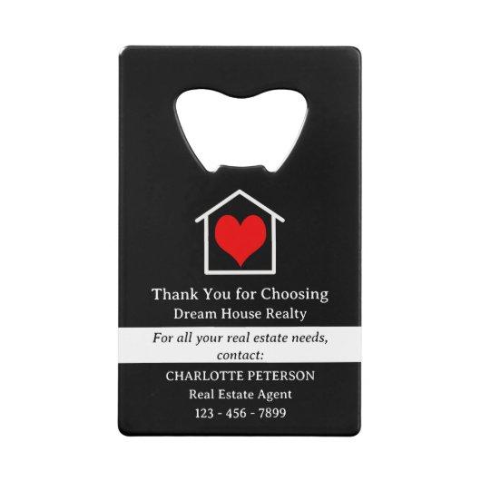 新実在家主の不動産閉鎖贈与 クレジットカード栓抜き (正面)