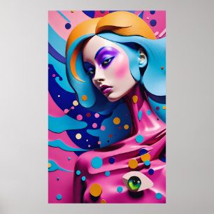 新宿シークレットデン – Ken Gage Surreal Art ポスター