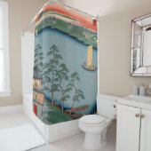 新宿フェリーヴィンテージ浮世絵日本の画 シャワーカーテン (インサイチュ)