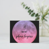 新局面がピンクムーンを始める ポストカード (スタンド正面)