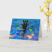 新居おめでとうございます。 カード (黄色い花)