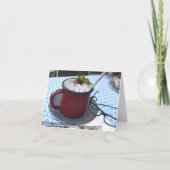 新居おめでとうございます。グリーティングカード カード (正面)