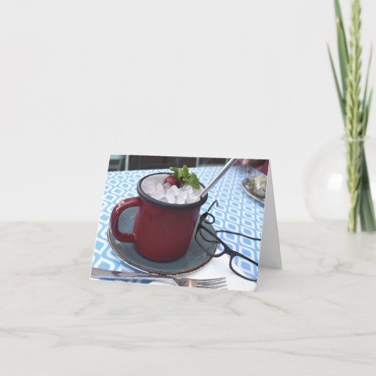 新居おめでとうございます。グリーティングカード カード (正面)