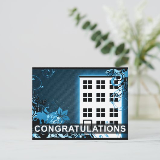 新居おめでとうございます: hi-fi condo 案内ポストカード (スタンド正面)