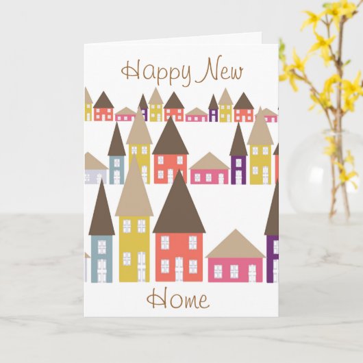 新居おめでとう カード (黄色い花)