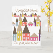 新居おめでとう カード (黄色い花)