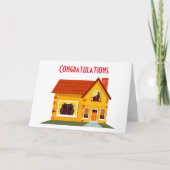 「新居おめでとう」 カード (正面)