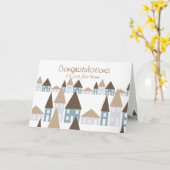 新居おめでとう カード (黄色い花)