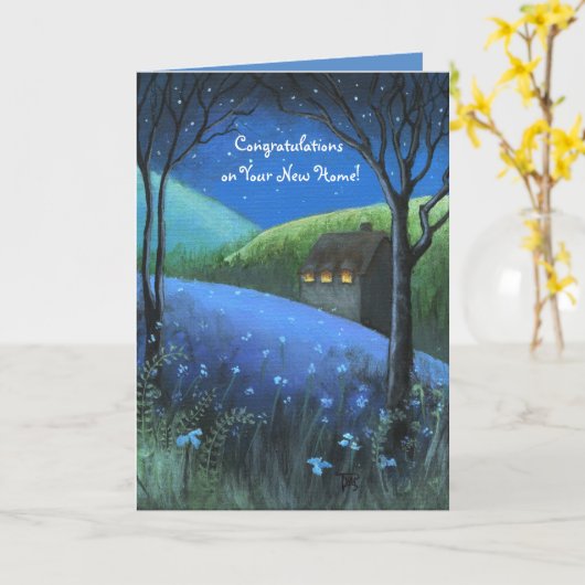 新居おめでとう カード (黄色い花)