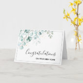 新居おめでとう カード (黄色い花)