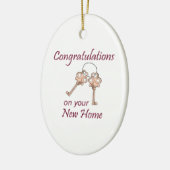 新居おめでとう セラミックオーナメント (左)