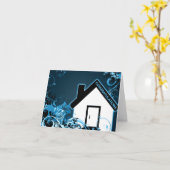 新居おめでとう： hi-fi home カード (黄色い花)