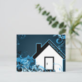 新居おめでとう： hi-fi home 案内ポストカード (スタンド正面)