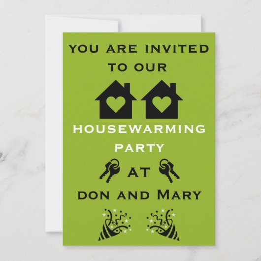 新居お披露目・ハウスウォーミングウェルカム シーズンカード (正面)