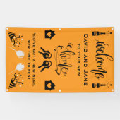新居お祝い ウェルカム 横断幕 (横)
