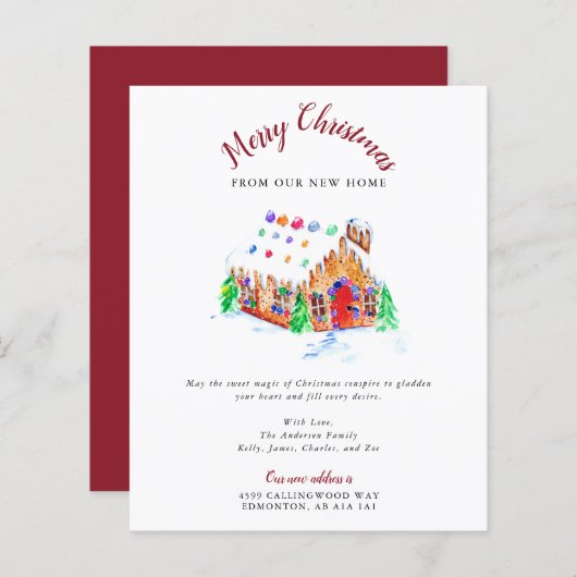 新居からのバジェット・メリークリスマス (正面/裏面)