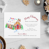 新居からのメリークリスマス引越し住所 案内状