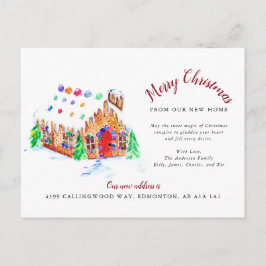 新居からのメリークリスマス引越し住所A シーズンポストカード