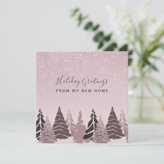 新居からの休日の挨拶 案内状 (スタンド正面)