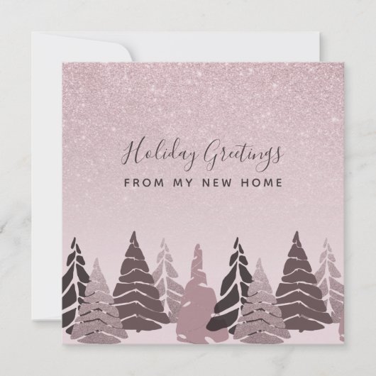 新居からの休日の挨拶 案内状 (正面)