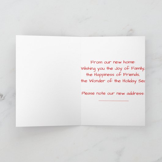 新居からの季節の挨拶 シーズンカード (内部)