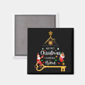 新居での初めてのクリスマス Xmas  マグネット (正面/裏面)