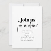 新居のお披露目パーティーにご参加ください 招待状 (正面)