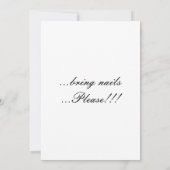 新居のお披露目パーティーを開催します... 招待状 (裏面)