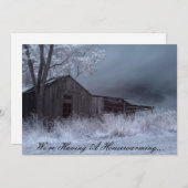 新居のお披露目パーティーを開催します... 招待状 (正面/裏面)