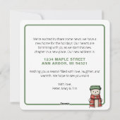 新居のお正月 引っ越しのお知らせ シーズンカード (裏面)