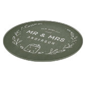 新居のご夫妻 カッティングボード (角)