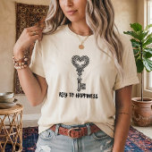 新居の幸せを鍵グラフィックTシャツ Tシャツ